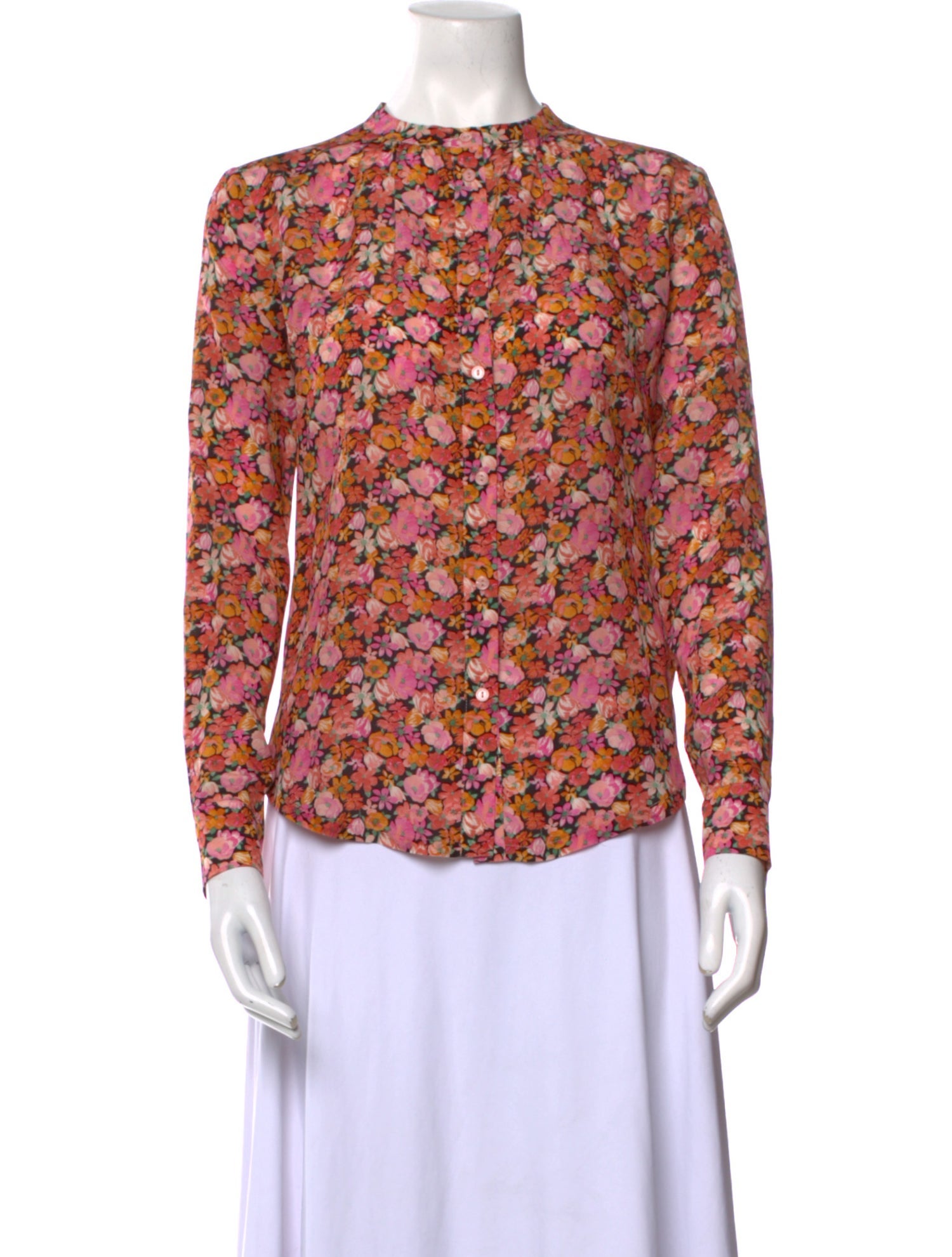 Weekend Max Mara Silk Floral Print Blouse w/ Tags