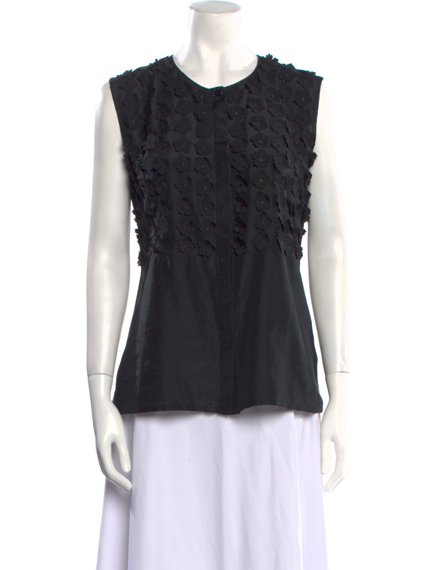 Weekend Max Mara Crew Neck Sleeveless Top
