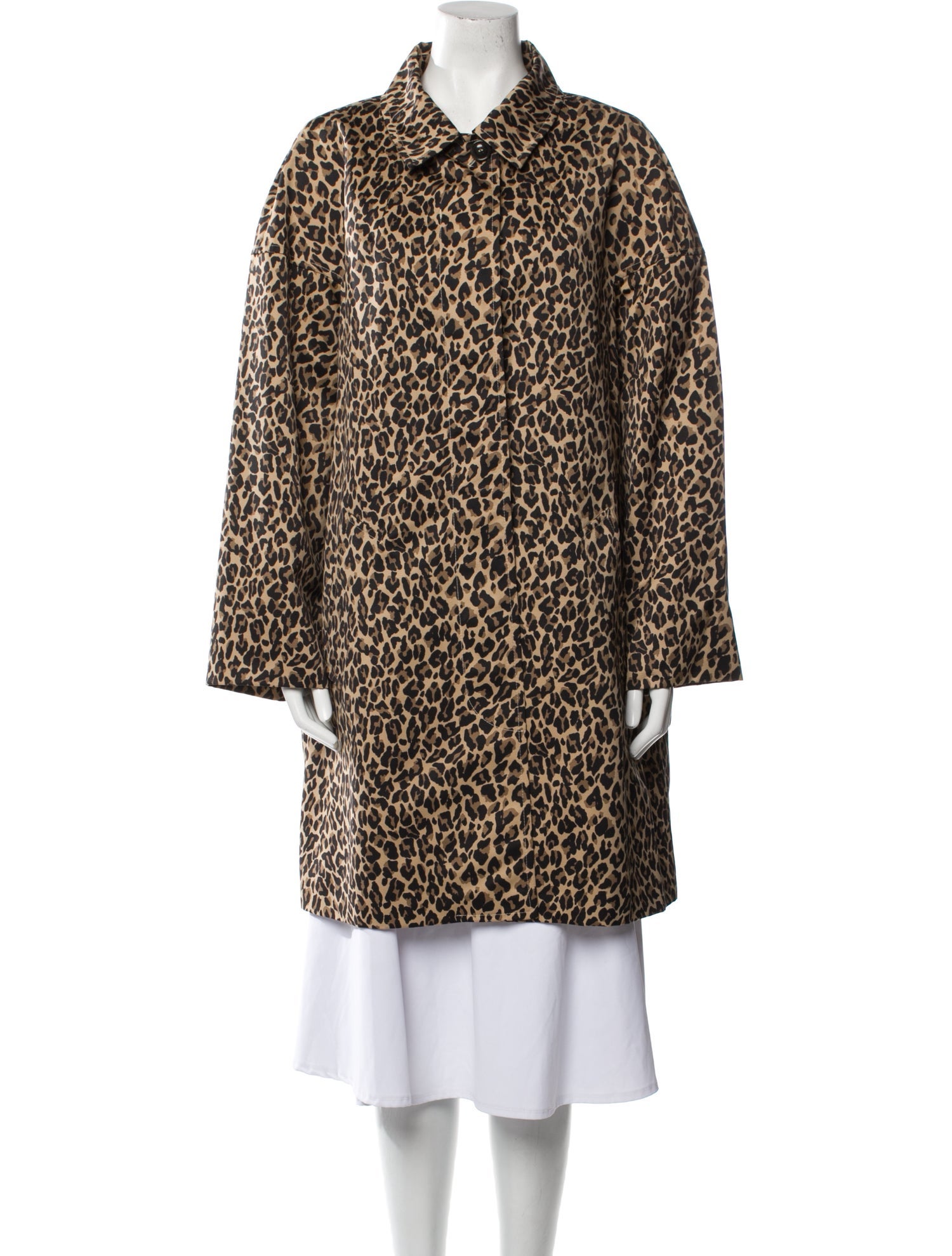 Weekend Max Mara Animal Print Trench Coat