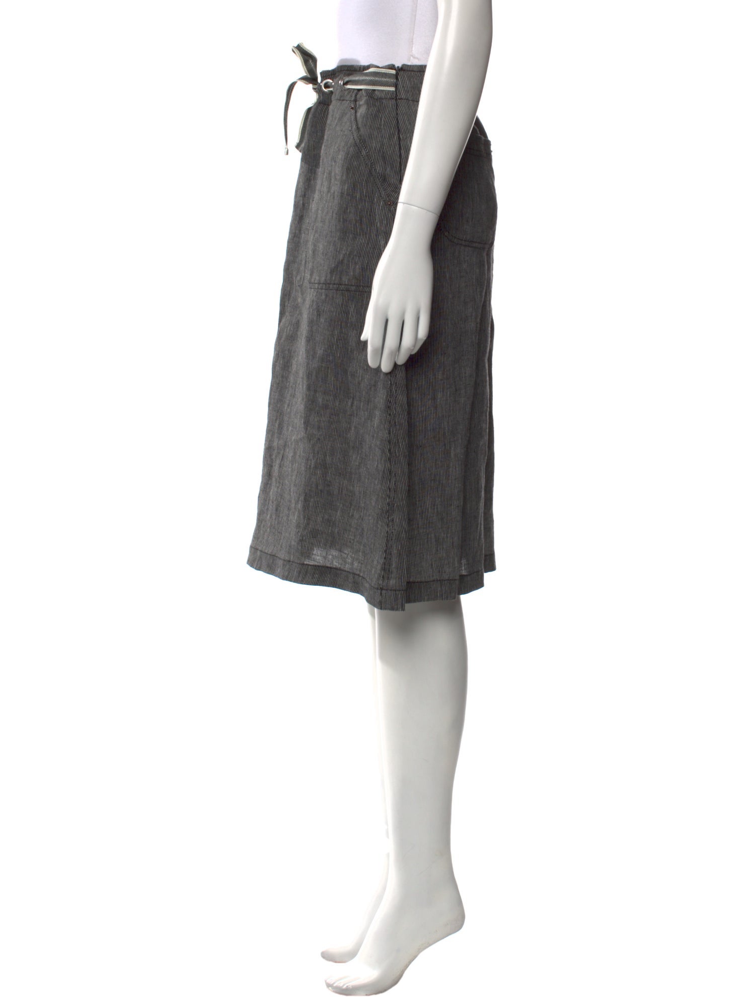 Weekend Max Mara Linen Knee-Length Skirt