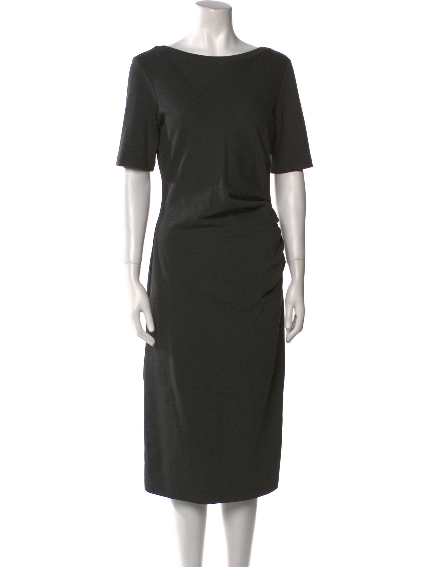 Weekend Max Mara Bateau Neckline Midi Length Dress