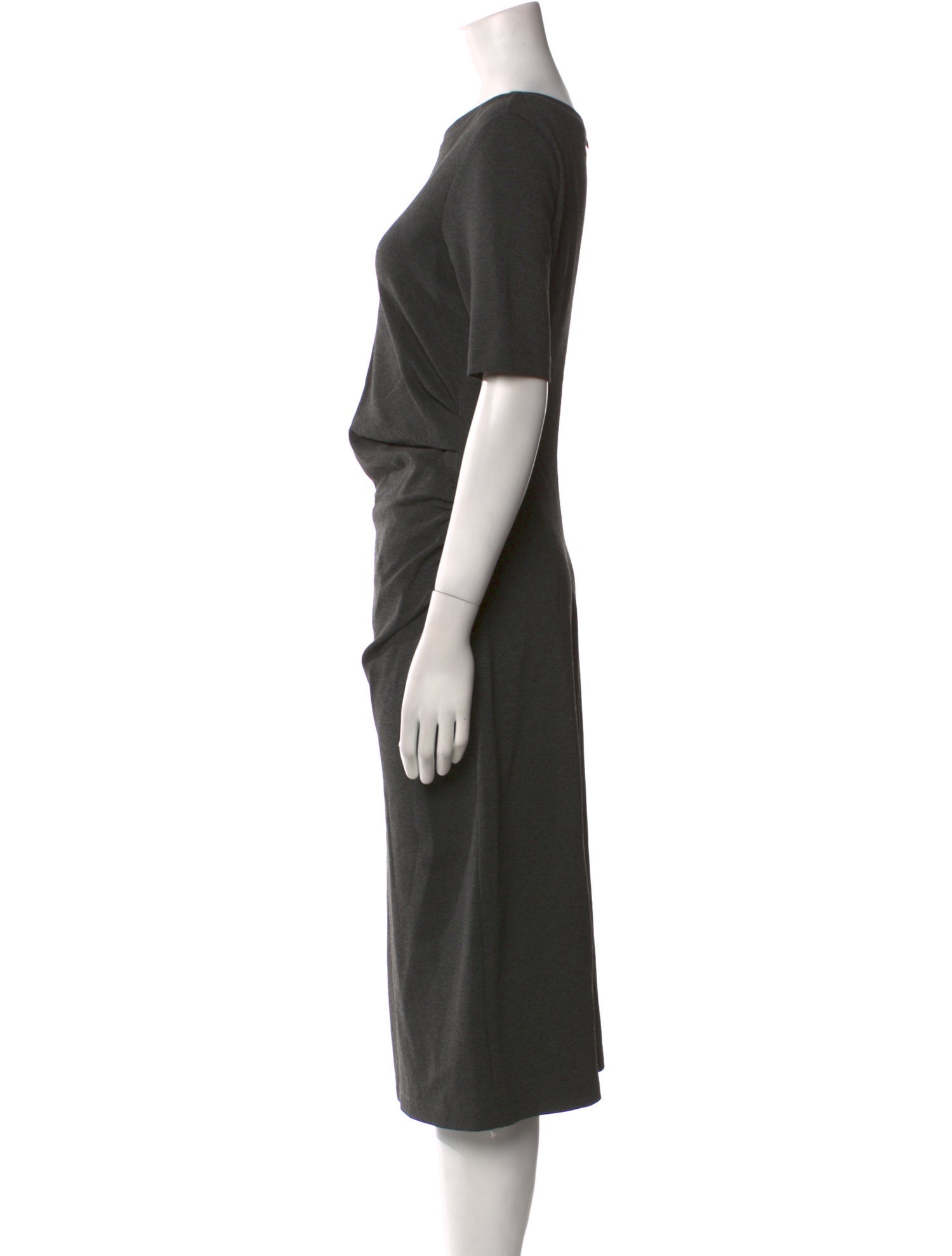Weekend Max Mara Bateau Neckline Midi Length Dress