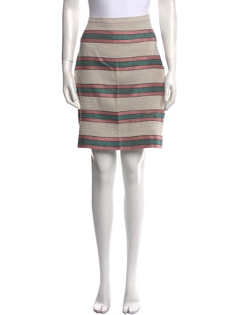 Weekend Max Mara Striped Knee-Length Skirt