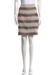 Weekend Max Mara Striped Knee-Length Skirt