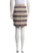 Weekend Max Mara Striped Knee-Length Skirt