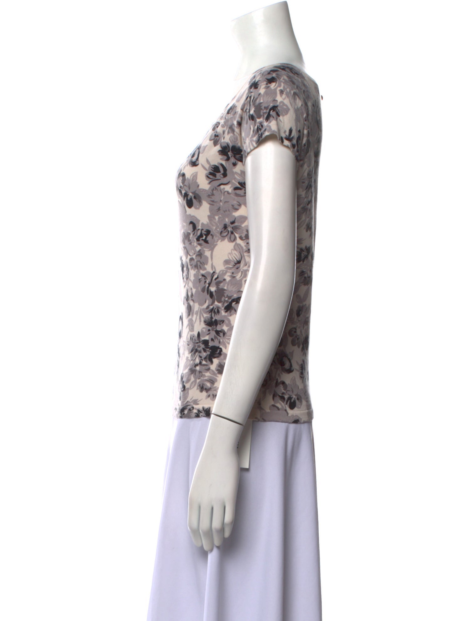 Weekend Max Mara Printed Scoop Neck T-Shirt