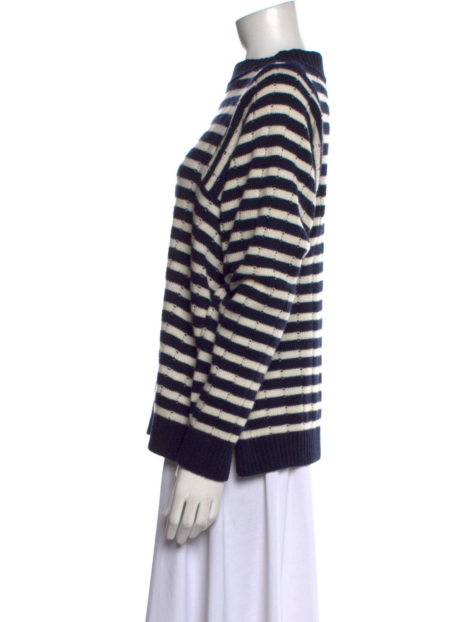 Weekend Max Mara Virgin Wool Striped Sweater