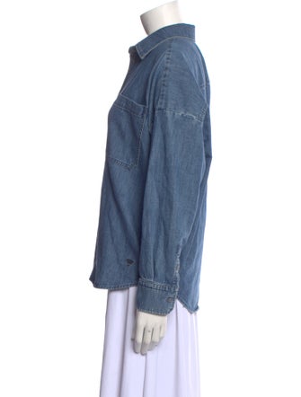 Weekend Max Mara Long Sleeve Button-Up Top