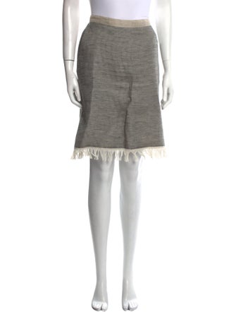 Weekend Max Mara Linen Knee-Length Skirt