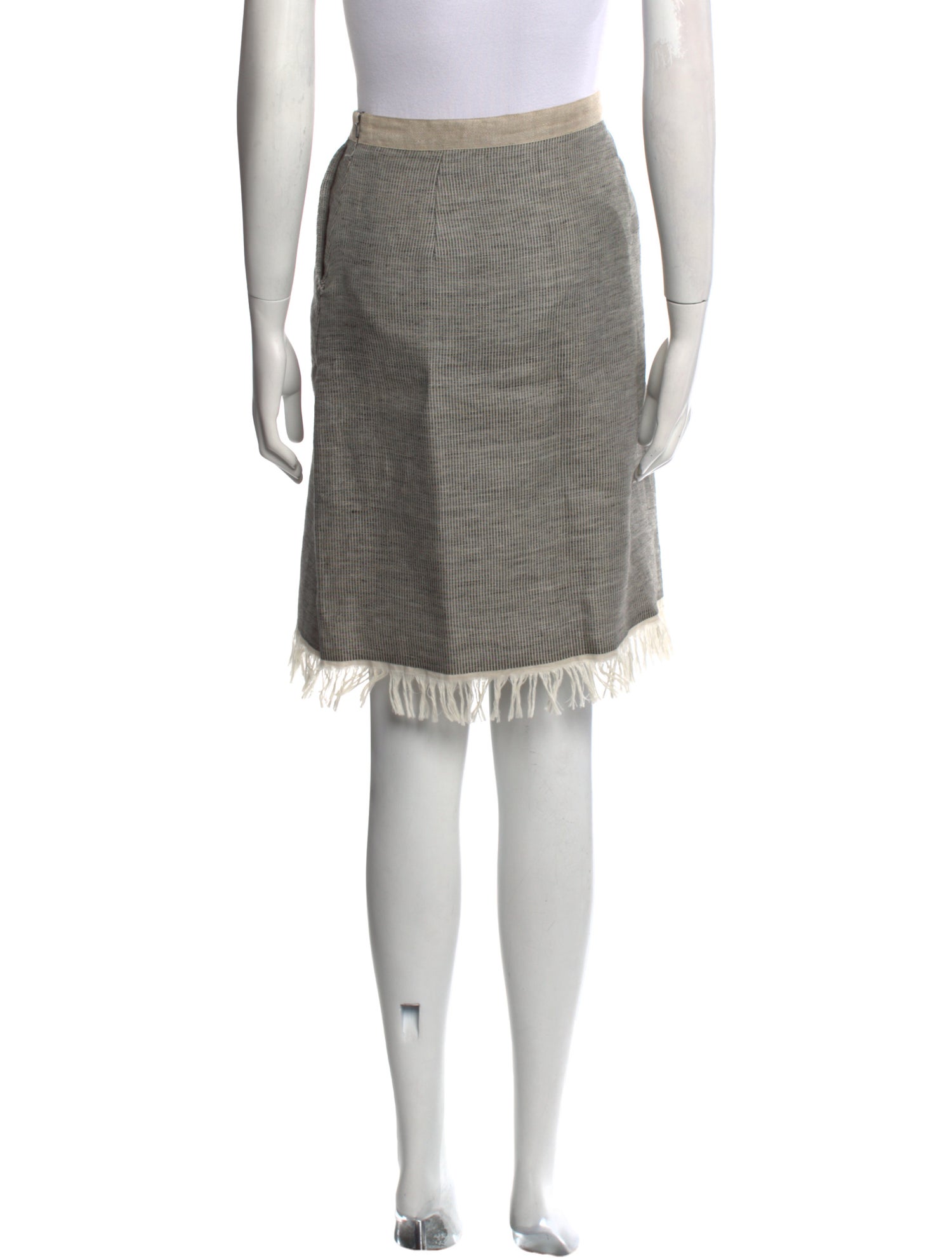 Weekend Max Mara Linen Knee-Length Skirt