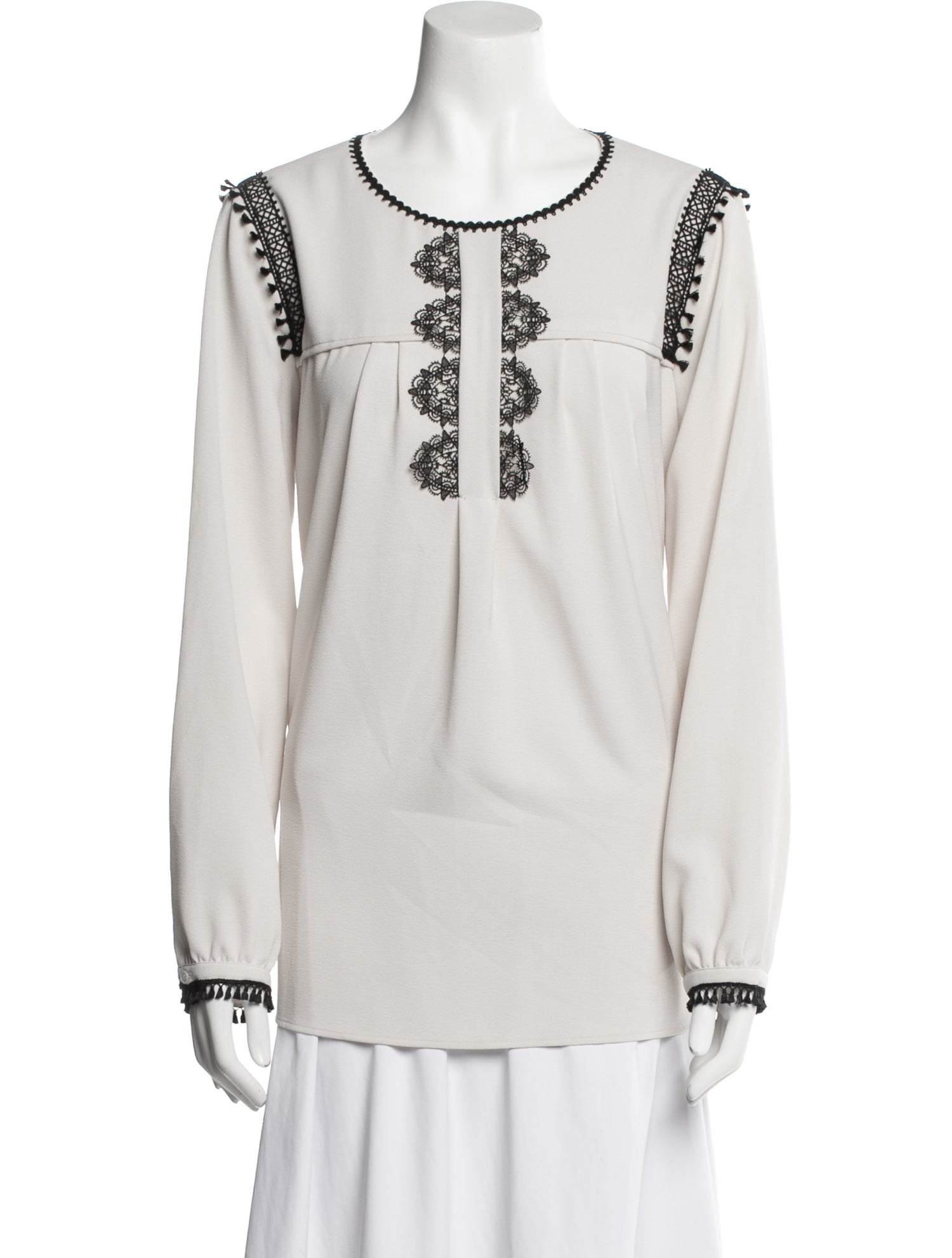 Weekend Max Mara Scoop Neck Long Sleeve Tunic