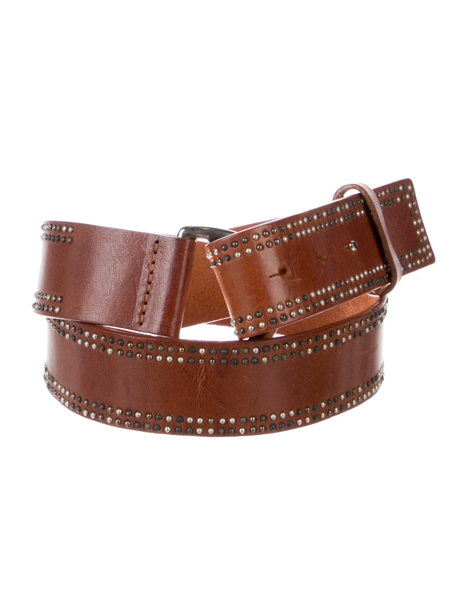 Weekend Max Mara Leather Studded Accents Belt