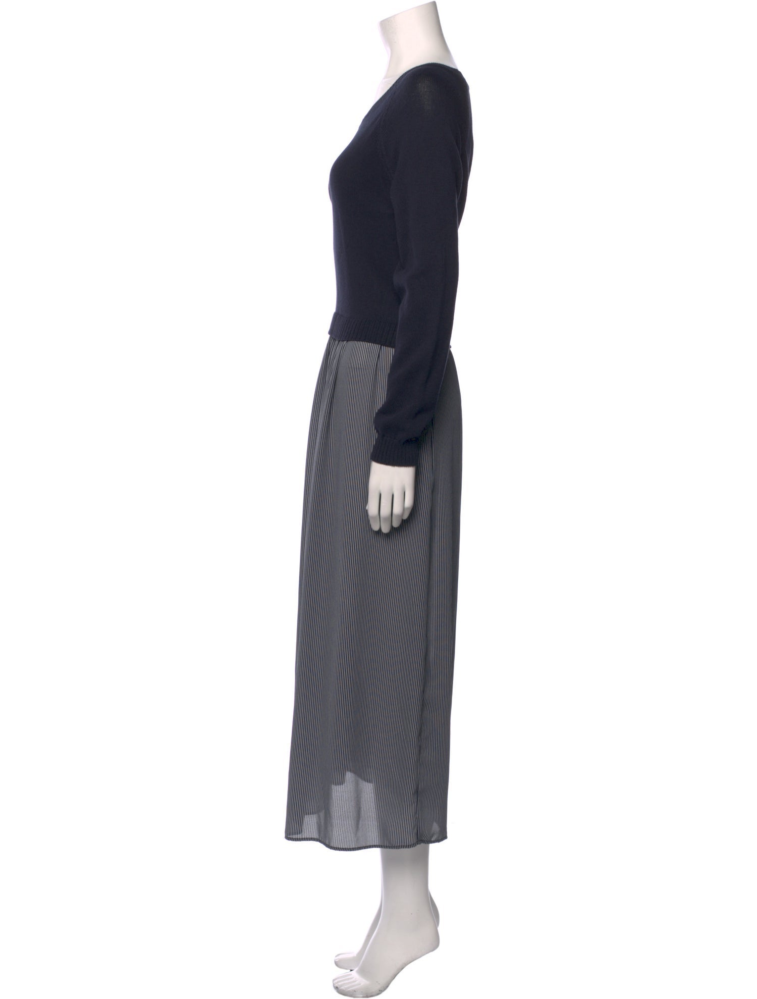 Weekend Max Mara Scoop Neck Long Dress w/ Tags