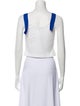 Weekend Max Mara Square Neckline Sleeveless Crop Top