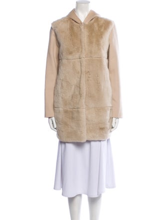 Weekend Max Mara Virgin Wool Fur Coat