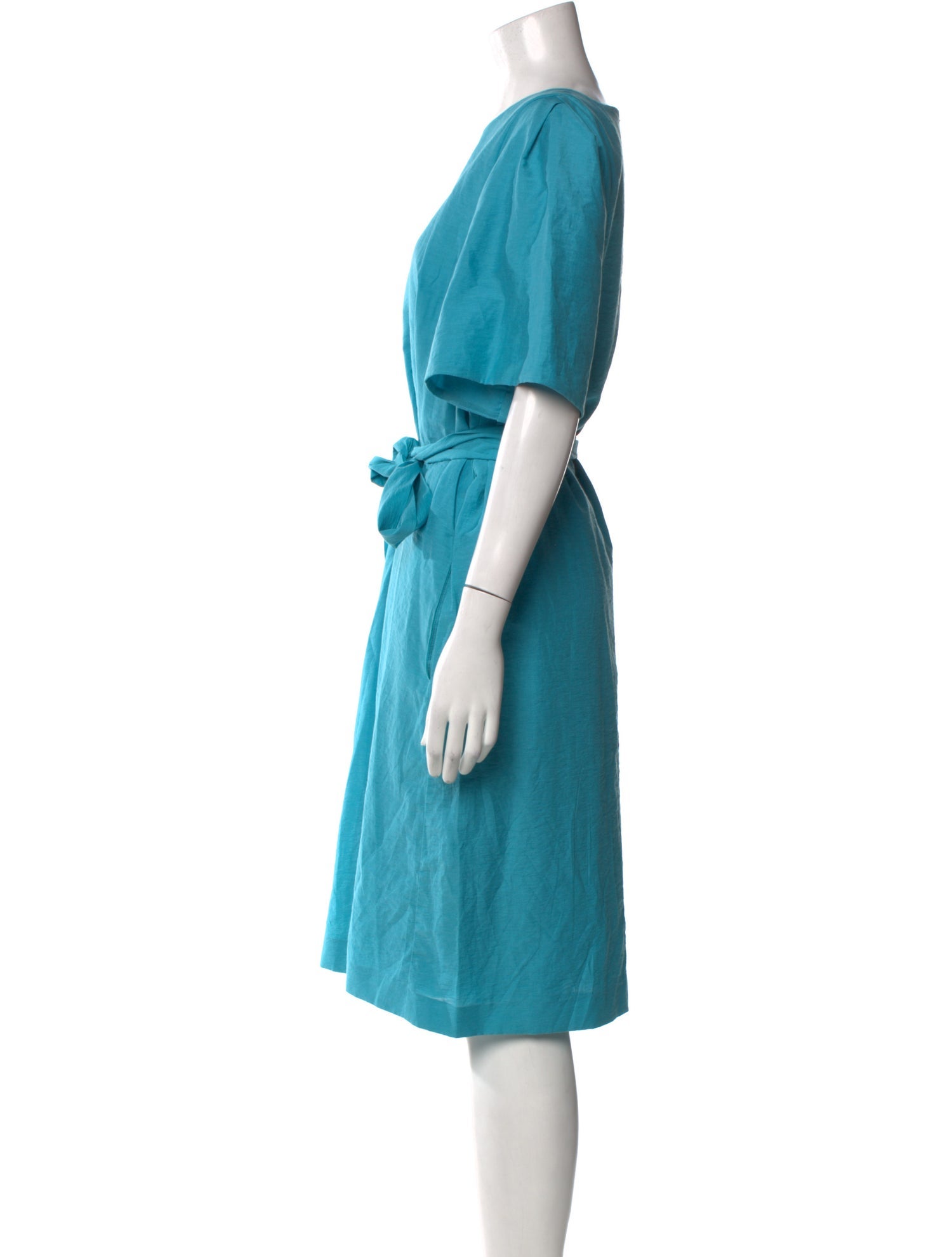 Weekend Max Mara Bateau Neckline Midi Length Dress