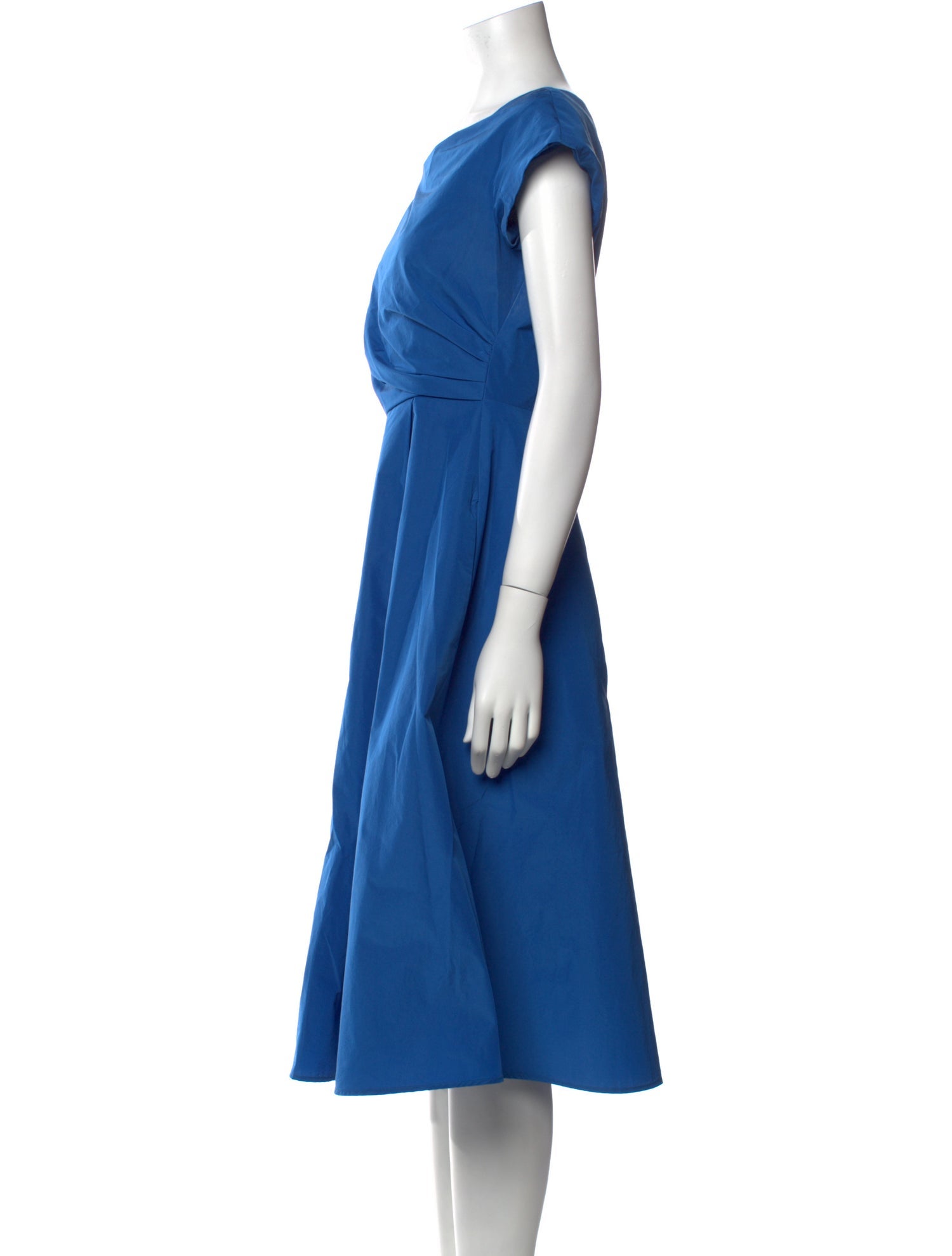 Weekend Max Mara Bateau Neckline Midi Length Dress