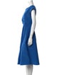 Weekend Max Mara Bateau Neckline Midi Length Dress