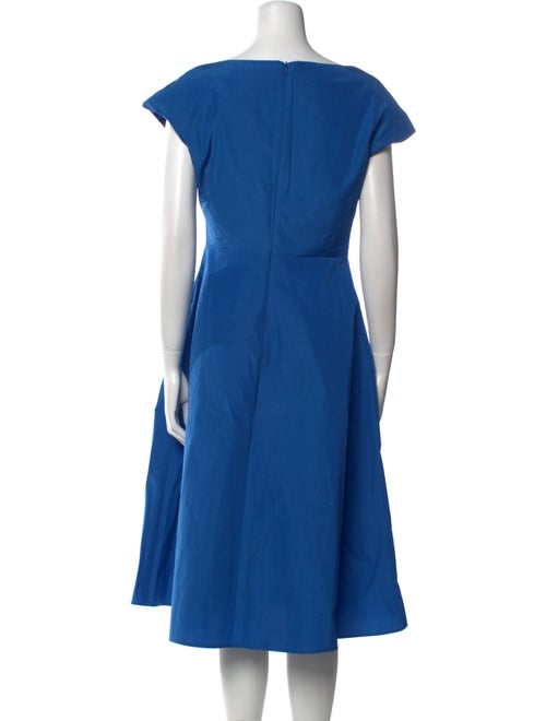Weekend Max Mara Bateau Neckline Midi Length Dress