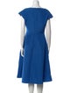 Weekend Max Mara Bateau Neckline Midi Length Dress