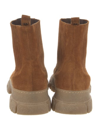 Weekend Max Mara Suede Chelsea Boots