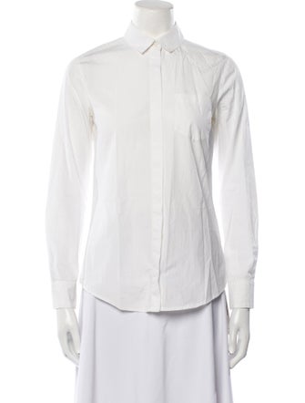 Weekend Max Mara Long Sleeve Button-Up Top