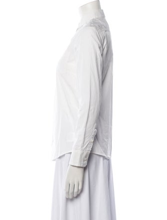 Weekend Max Mara Long Sleeve Button-Up Top