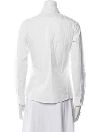 Weekend Max Mara Long Sleeve Button-Up Top