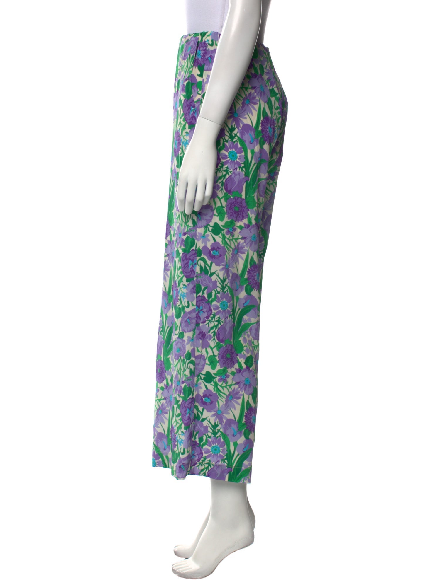 Weekend Max Mara Silk Wide Leg Pants w/ Tags