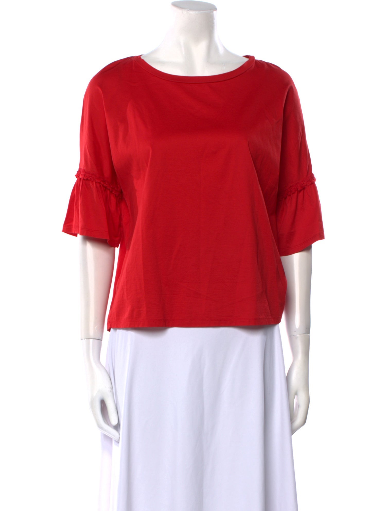 Weekend Max Mara Bateau Neckline Three-Quarter Sleeve Top