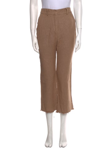 Weekend Max Mara Pants Linen Straight Leg M