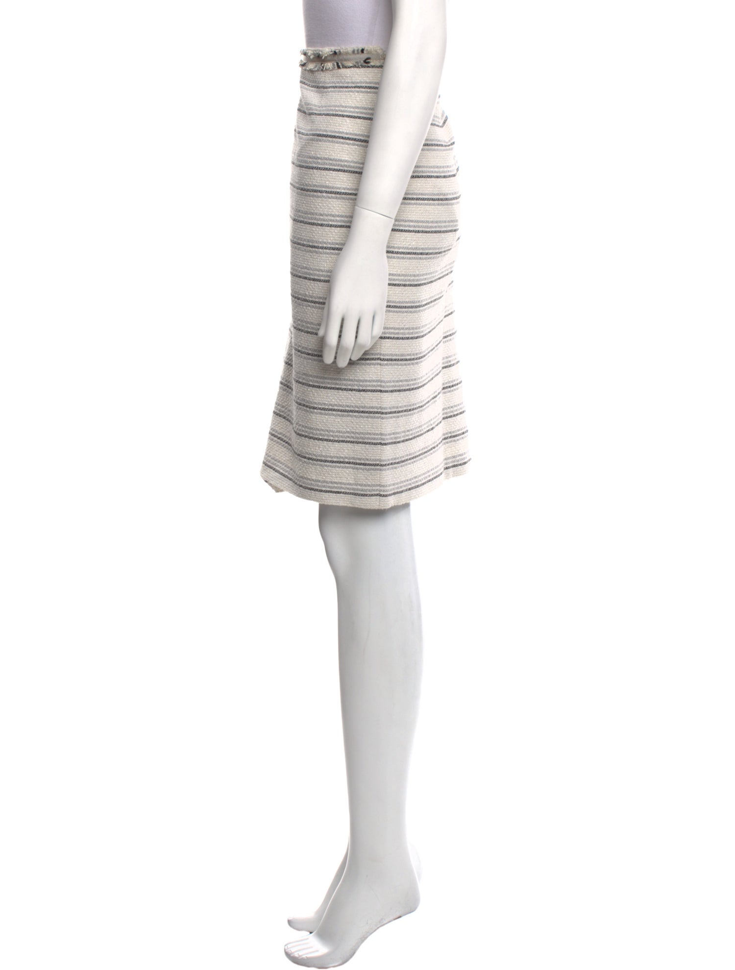 Weekend Max Mara Striped Knee-Length Skirt