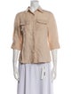 Weekend Max Mara Three-Quarter Sleeve Button-Up Top