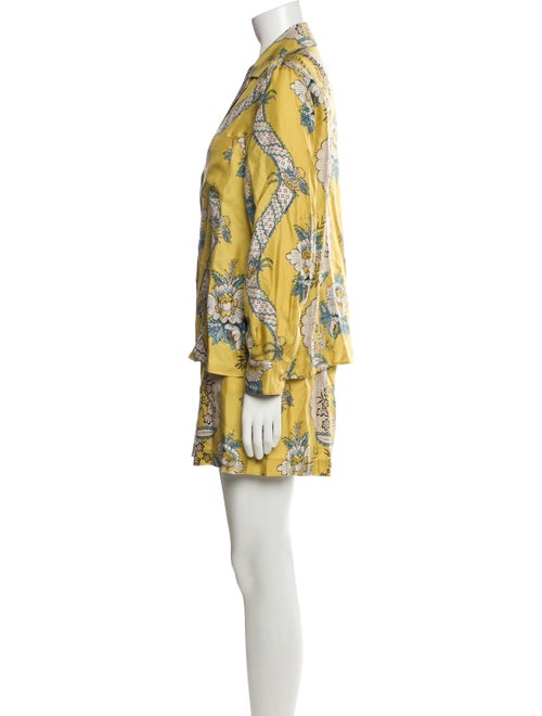 Weekend Max Mara Silk Printed Pant Set