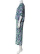 Weekend Max Mara Silk Floral Print Pant Set