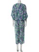 Weekend Max Mara Silk Floral Print Pant Set