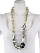 Weekend Max Mara Resin Long Bead Strand Necklace