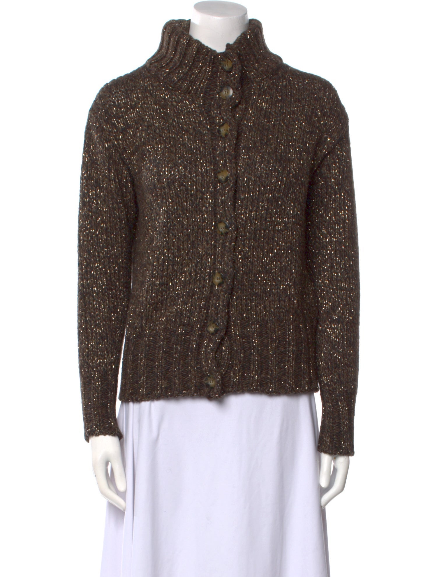 Weekend Max Mara Virgin Wool Mock Neck Sweater