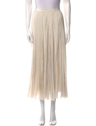 Weekend Max Mara Pleated Accents Midi Length Skirt