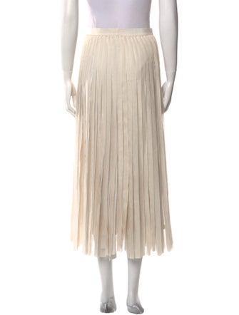 Weekend Max Mara Pleated Accents Midi Length Skirt