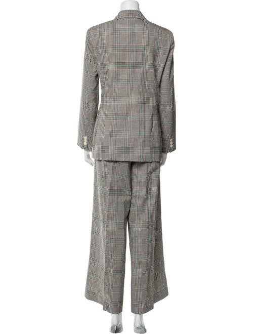 Weekend Max Mara Plaid Print Pantsuit