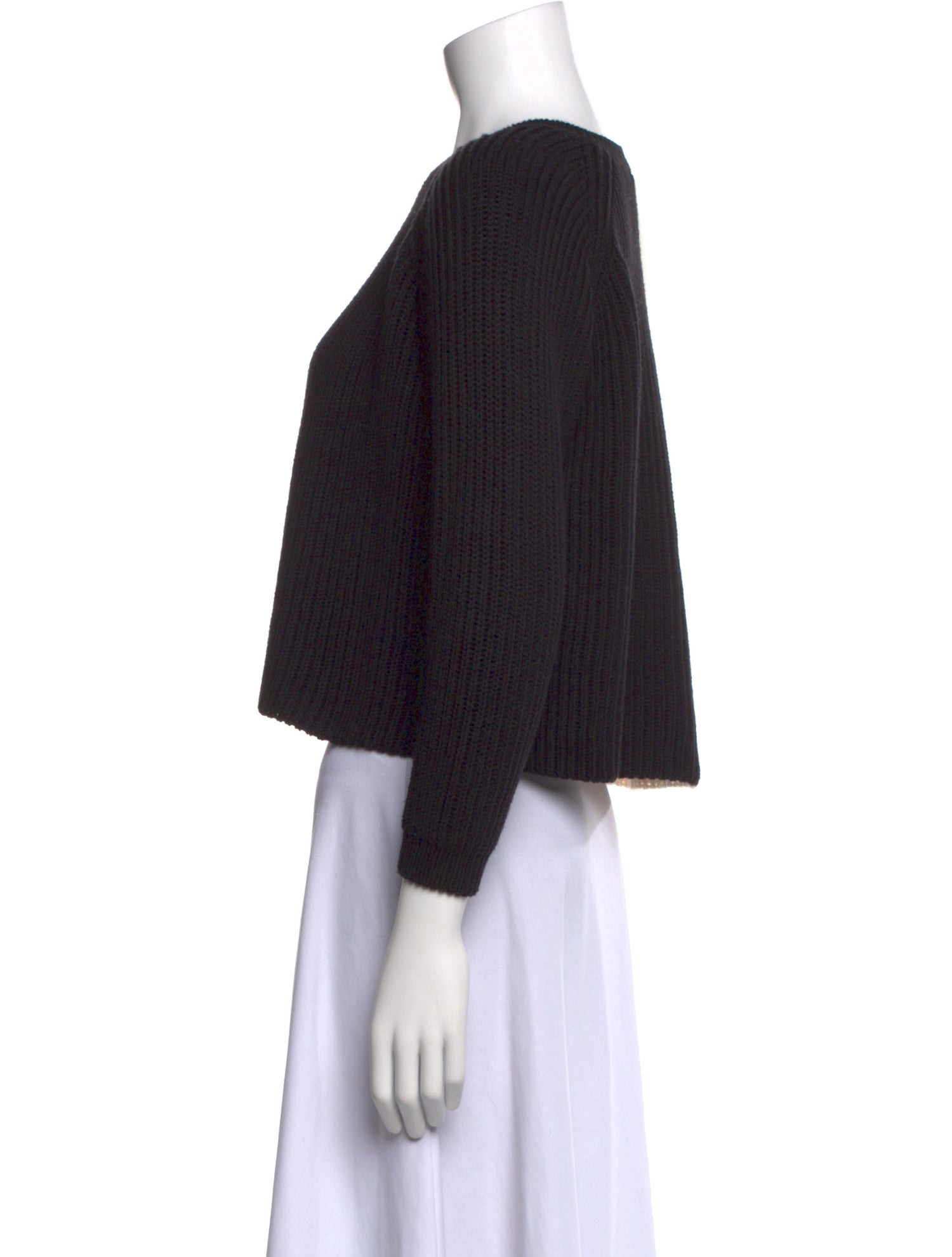Weekend Max Mara Cashmere Colorblock Pattern Sweater