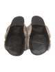 Weekend Max Mara Shearling Animal Print Slides