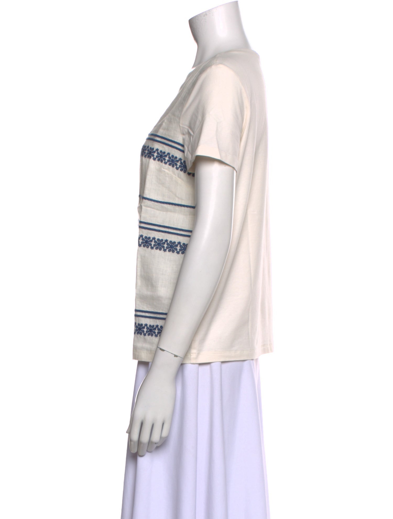 Weekend Max Mara Striped Scoop Neck T-Shirt