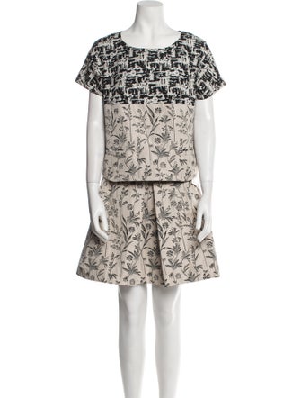 Weekend Max Mara Floral Print Skirt Set
