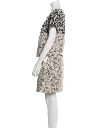 Weekend Max Mara Floral Print Skirt Set