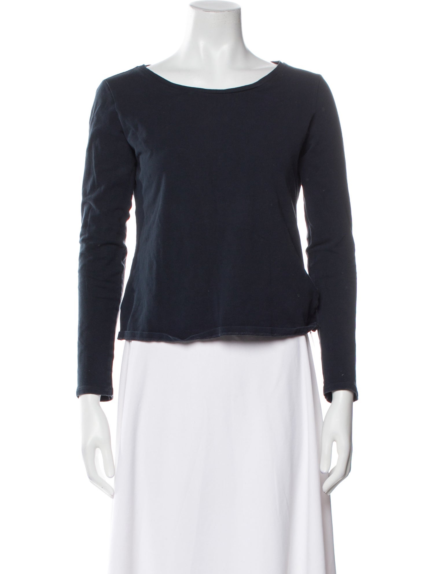 Weekend Max Mara Bateau Neckline Long Sleeve Top