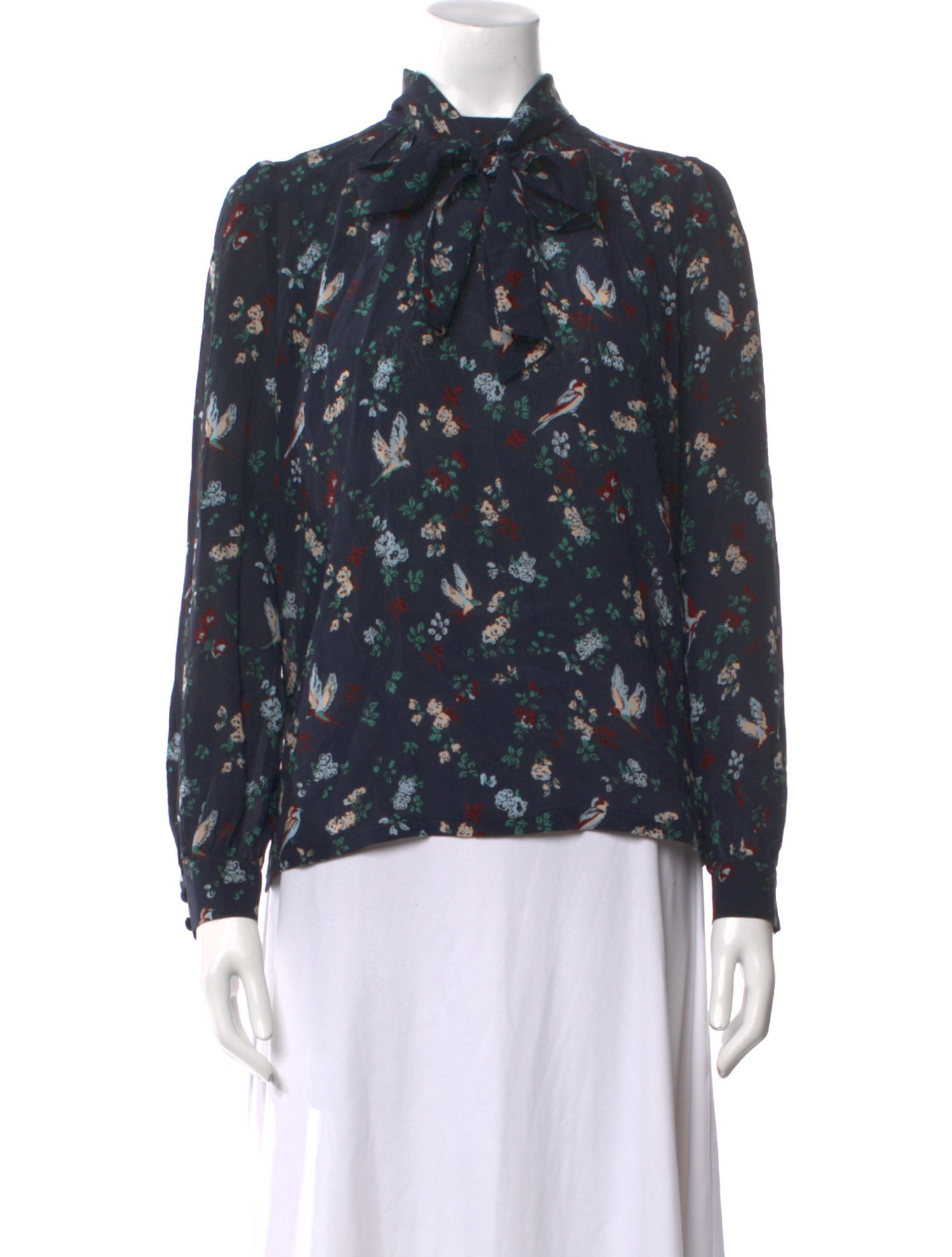 Weekend Max Mara Silk Floral Print Blouse