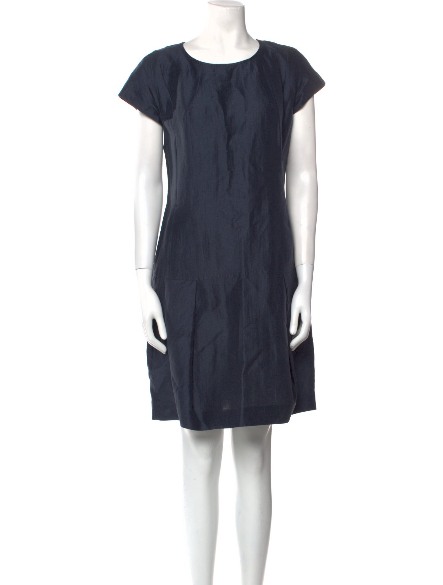Weekend Max Mara Scoop Neck Knee-Length Dress