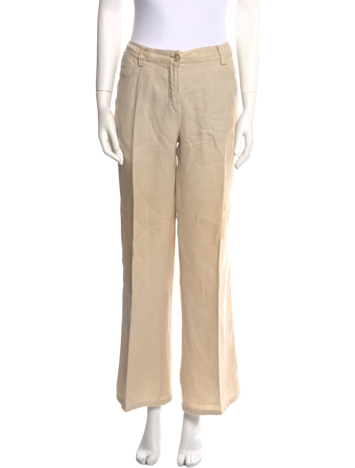 Weekend Max Mara Linen Wide Leg Pants